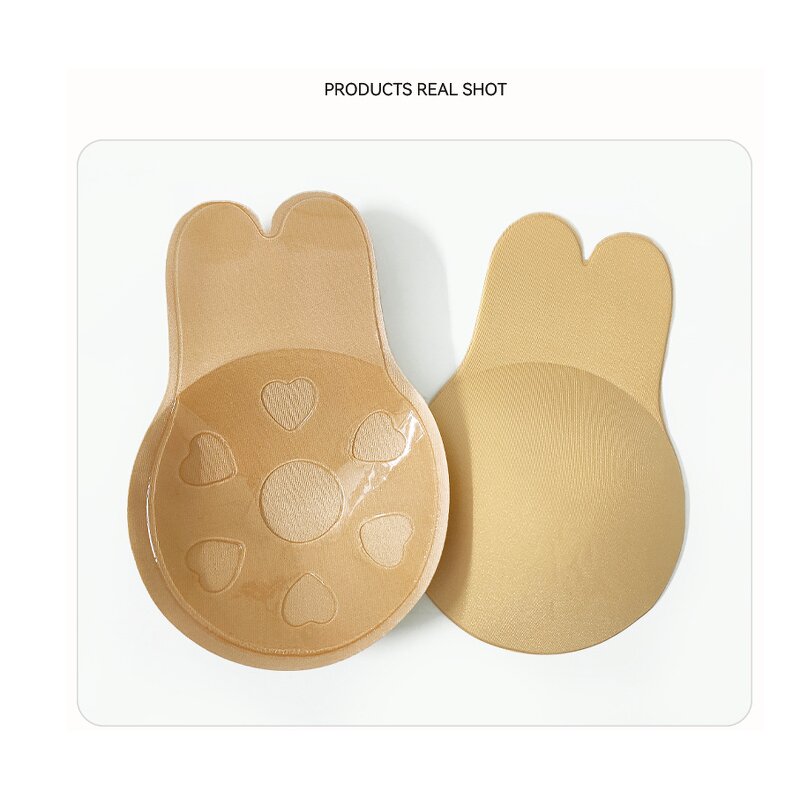 Rabbit Ear Sticky Strapless Bra Backless No Traces Adhesive Lifting Chest Stickers Breast Lifter Bra