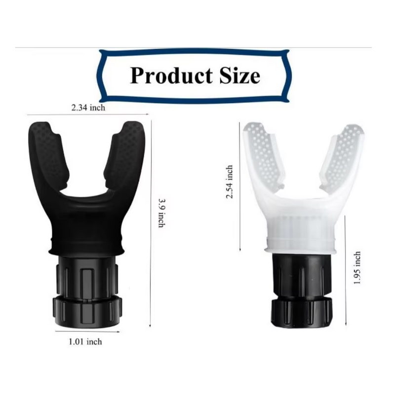 Food-Grade Silicone Lung Respiratory Exerciser Breath Trainer and Mouth Guard for Breathing Exercises