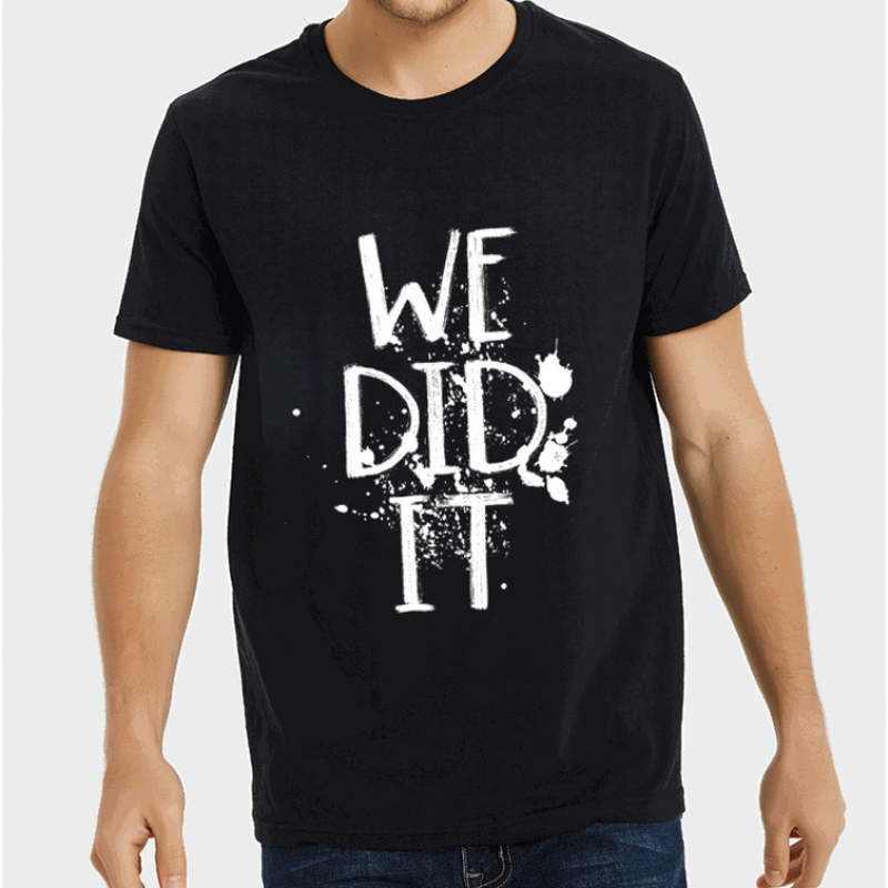 Hot Selling Breathable Smart and Cool Stuff Creative Hydrophobic Stain Proof T-shirt  Waterproof and Anti-Dirt T-Shirt