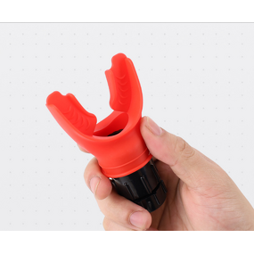 Food-Grade Silicone Lung Respiratory Exerciser Breath Trainer and Mouth Guard for Breathing Exercises
