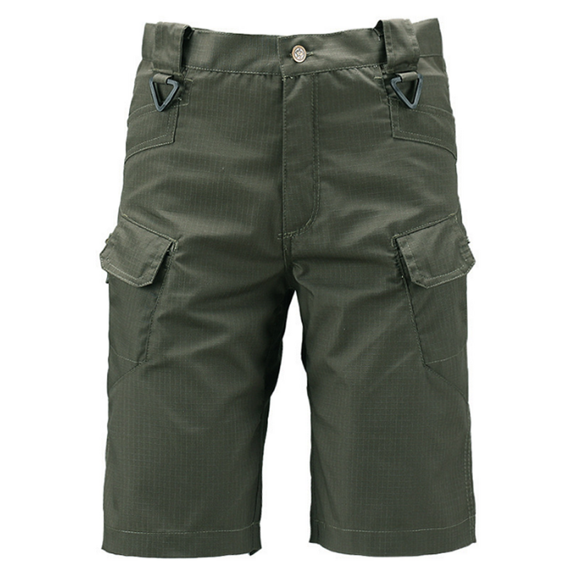 2023 Hot Selling Mens Outdoor Casual Expandable Waist Lightweight Water Resistant Quick Dry Fishing Hiking Shorts (No Belt)