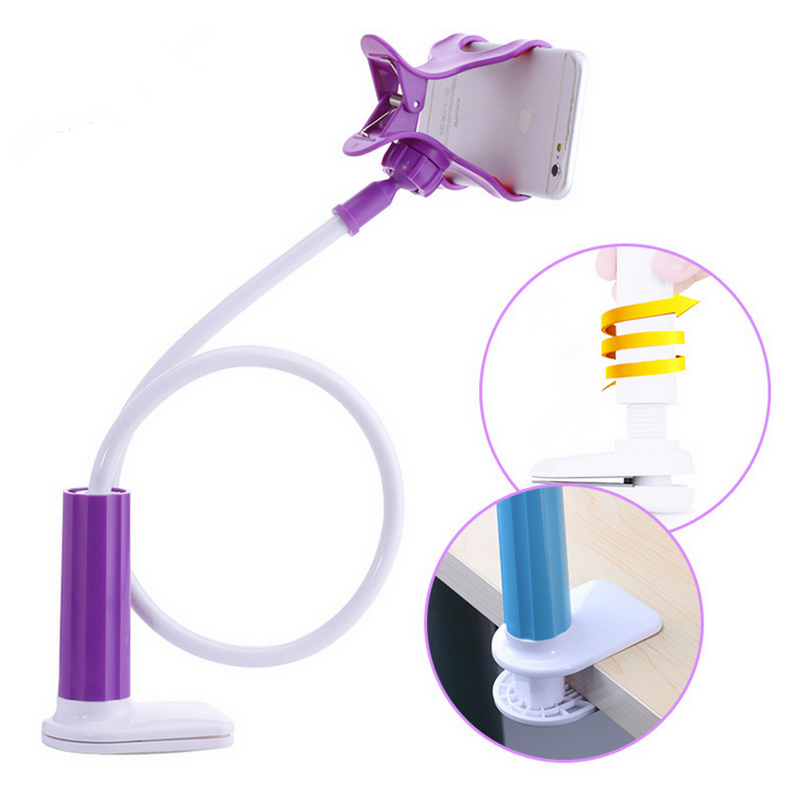 Universal Flexible Long Arms Mobile Phone Stand Desktop Bed Lazy Gooseneck Cell Phone Holder