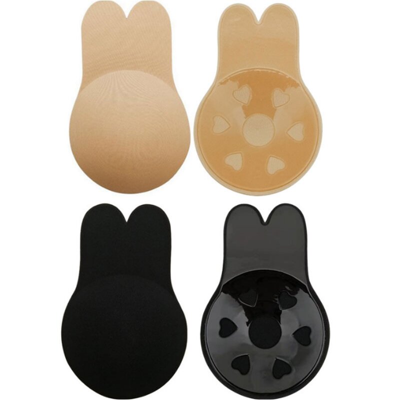 Rabbit Ear Sticky Strapless Bra Backless No Traces Adhesive Lifting Chest Stickers Breast Lifter Bra