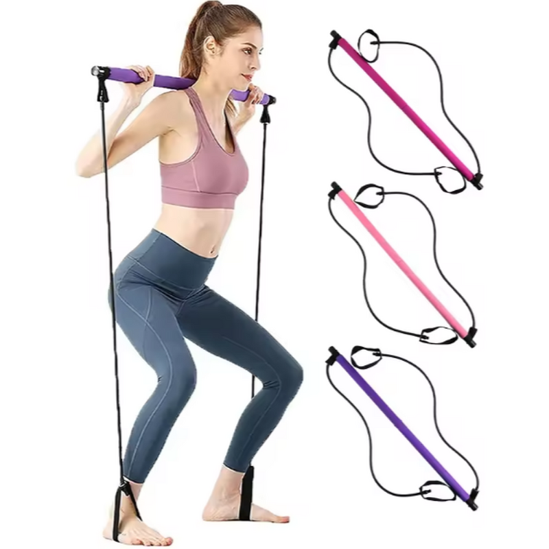 Portable Multifunction Pilates Theraband Exercise Resistance Band EVA Material Accessory for Pilates Practice