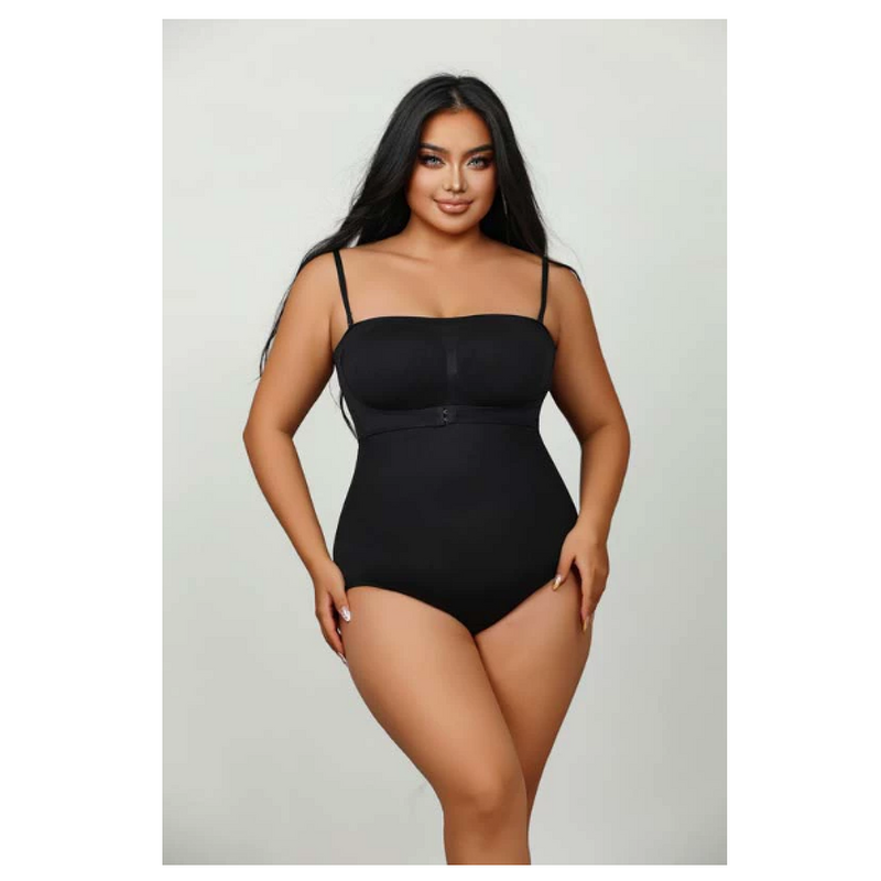 Women's Plus Size Bodysuit Tummy Control Seamless Body Shaper Top Sleeveless Silk Tanks Breathable Shapewear