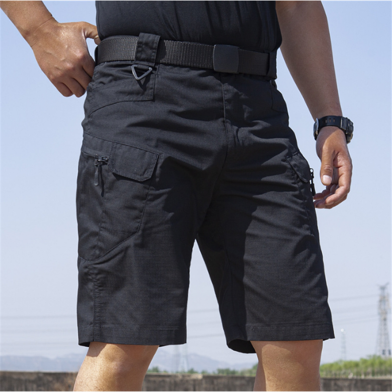 2023 Hot Selling Mens Outdoor Casual Expandable Waist Lightweight Water Resistant Quick Dry Fishing Hiking Shorts (No Belt)
