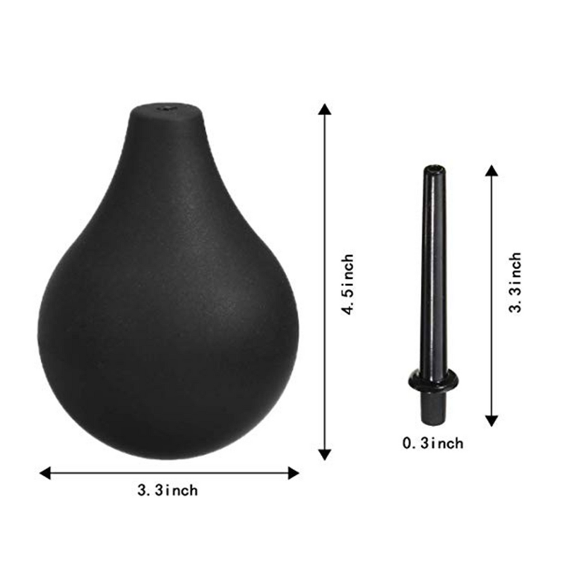 High Quality 224ml Pvc Vagina Anal Douche 100% Safe Reusable Enema Bulb for Men Women