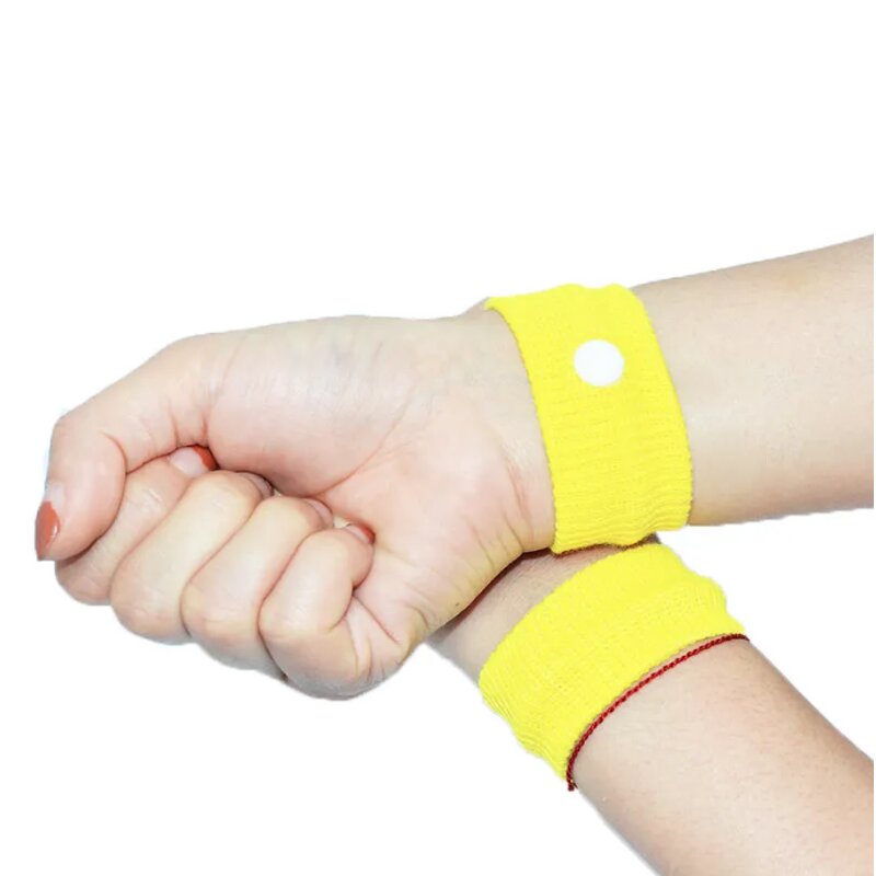Motion Sickness Seasick Bracelet Anti Nausea Relief Soft Click Carsickness Wristbands