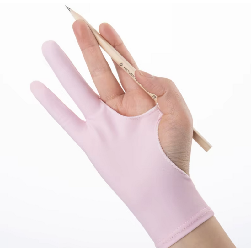 Fishing Gloves Non-slip Anti-puncture Unisex Two-finger Rod Casting Control Line Finger Protection Gloves Fishing Equipment