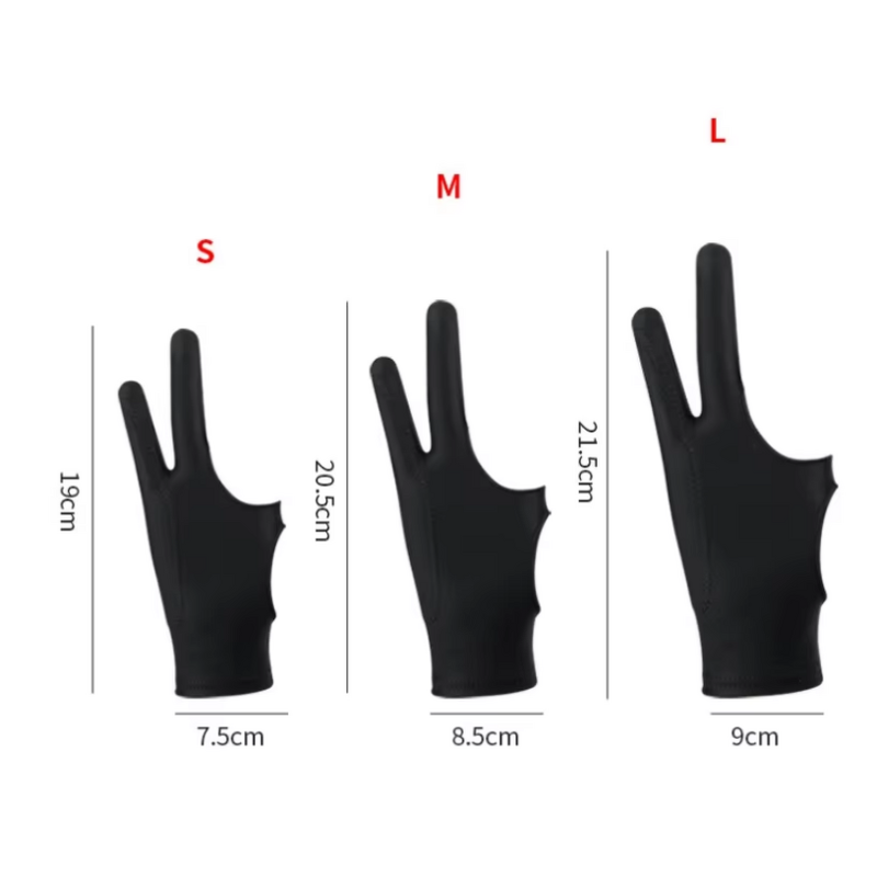 Eco-Friendly Daily Life Sketching & Oil Painting Gloves Anti-Stain Cotton Mittens with Touchscreen Compatibility