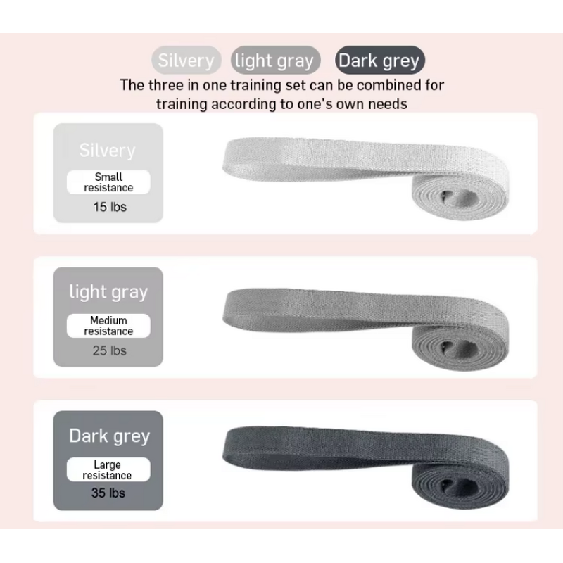 Wholesale Custom Elastic Fabric Pull up Assist Long Resistance Band Set