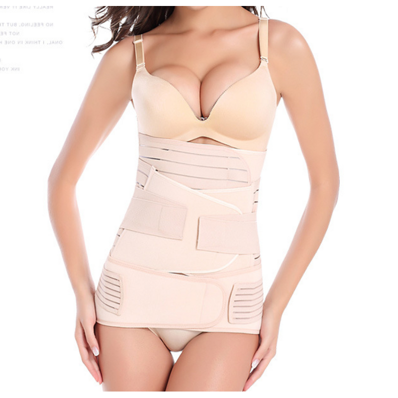 Hot Selling Custom Slimming Girdle Shapewear Belly Control Bandage Corset 3 in 1 Postpartum Support Recovery Belly