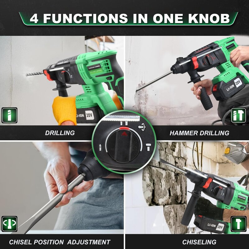 Rotary Hammer Drill Factory - 20V Cordless SDS Plus