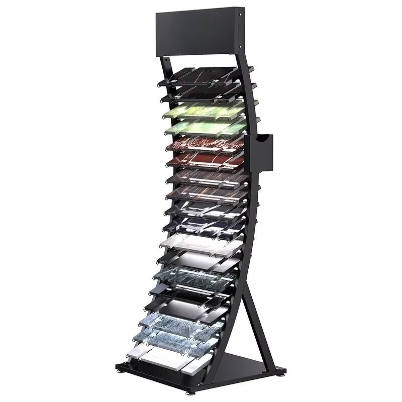 Ceramic Tile Display Stand Factory - 15 Layer Sliding