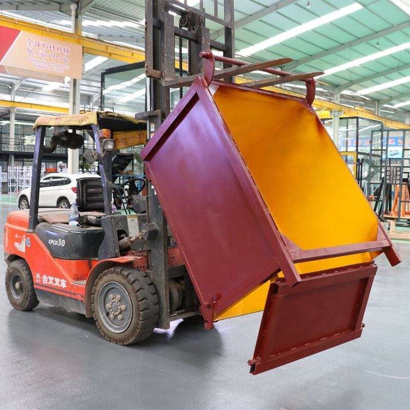 Stone Waste Container Factory - Open Side Dumpster Bin