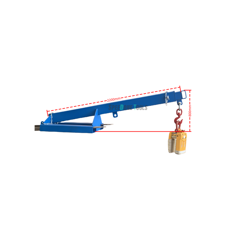 Forklift Boom Factory - Double Telescopic Loading Jib