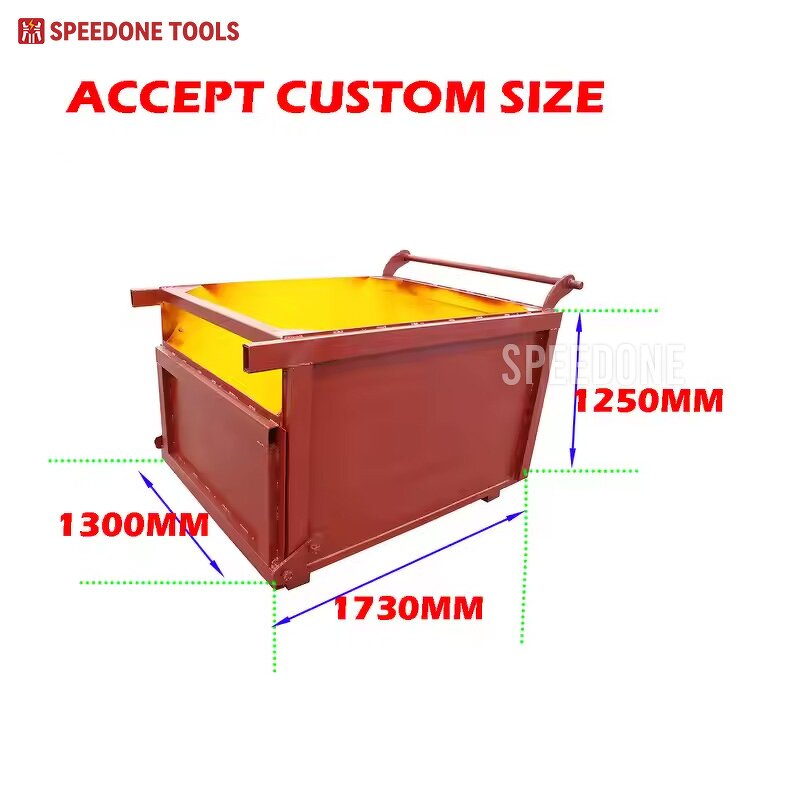 Steel Dumpster Bin Factory - Open Side Access Bin
