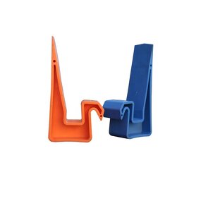 Stone Wedge Factory - Orange Blue Quartz Handling Tool