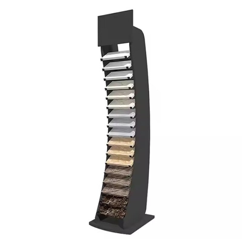 Slab Display Rack Factory - Modern Metal Quartz Stand