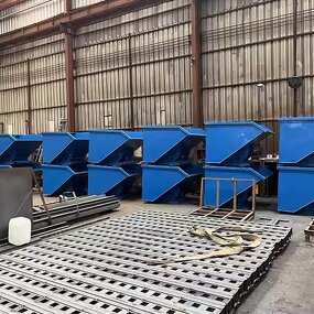 Steel Dumpster Bin Factory - Forklift Accessible Bin