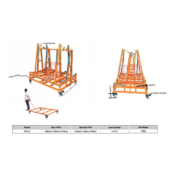 A-Frame Trolley Factory - Cheap Stone Transport Dolly
