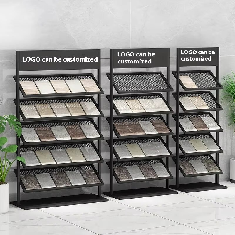 Tile Display Stand Factory - Vertical Metal Organizer