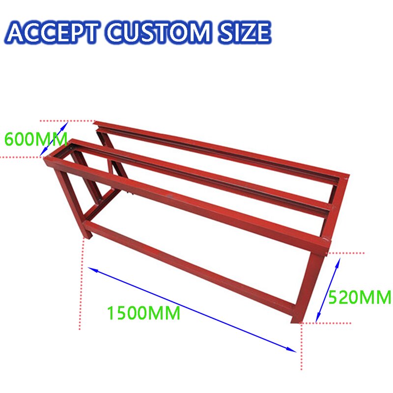 Steel Work Table Factory - Custom Red Production Table
