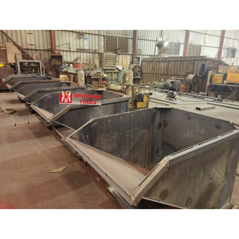 Steel Dumpster Factory - Vertical Painted Slag Bin