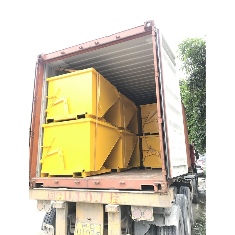 Steel Dumpster Factory - Vertical Painted Slag Bin