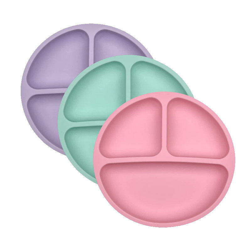 Silicone Divided Plate Manufacturer - BPA Free Non-toxic Toddler Feeding Dish