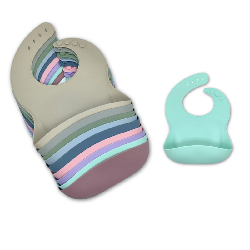 Baby Silicone Bib Manufacturer - Waterproof Feeding Set with Food Catcher