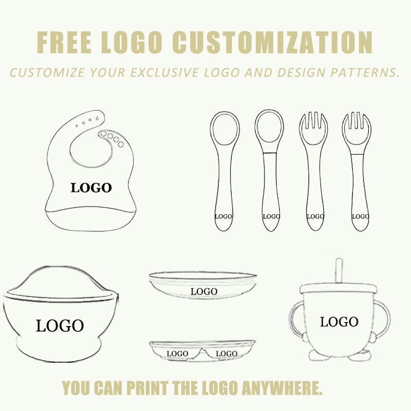 Silicone Baby Bib Manufacturer - Custom Logo Waterproof BPA Free Bib