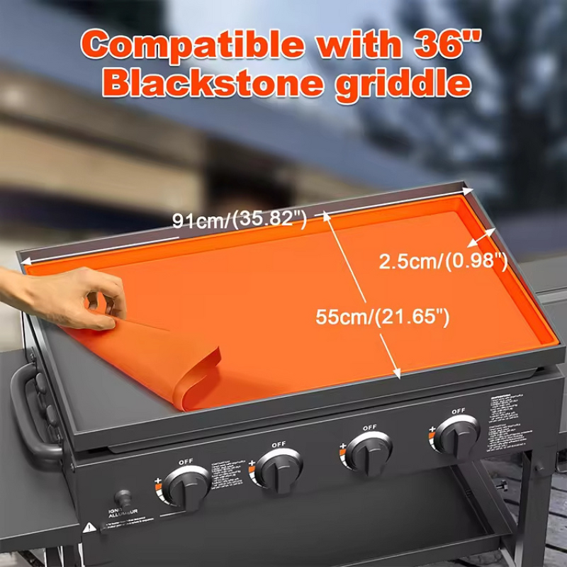 Griddle Mat Manufacturer - Food Grade Silicone BBQ Accessories Protector