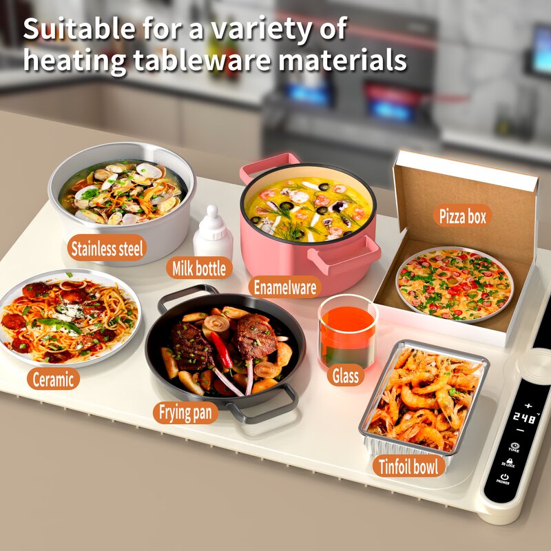 Electric Warm Tray Manufacturer - Adjustable Temperature Silicone Food Mat