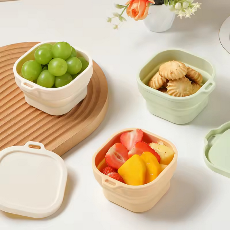 Collapsible Silicone Bowl Manufacturer - Custom BPA Free Food Grade Bento Box