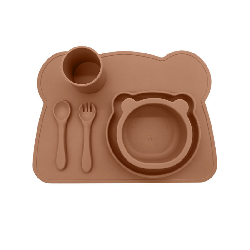 Baby Feeding Set Manufacturer - Wholesale Silicone Divider Spoon Suction Bowl