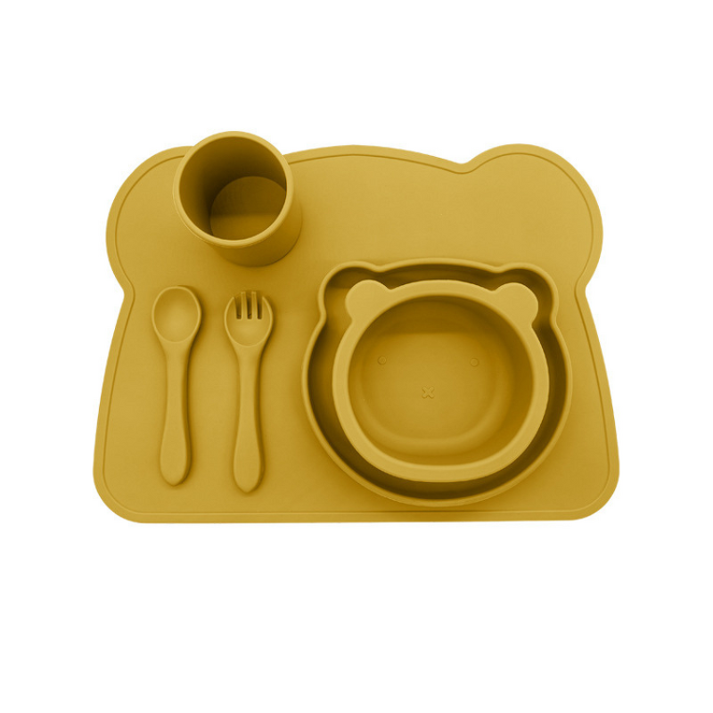 Baby Feeding Set Manufacturer - Wholesale Silicone Divider Spoon Suction Bowl