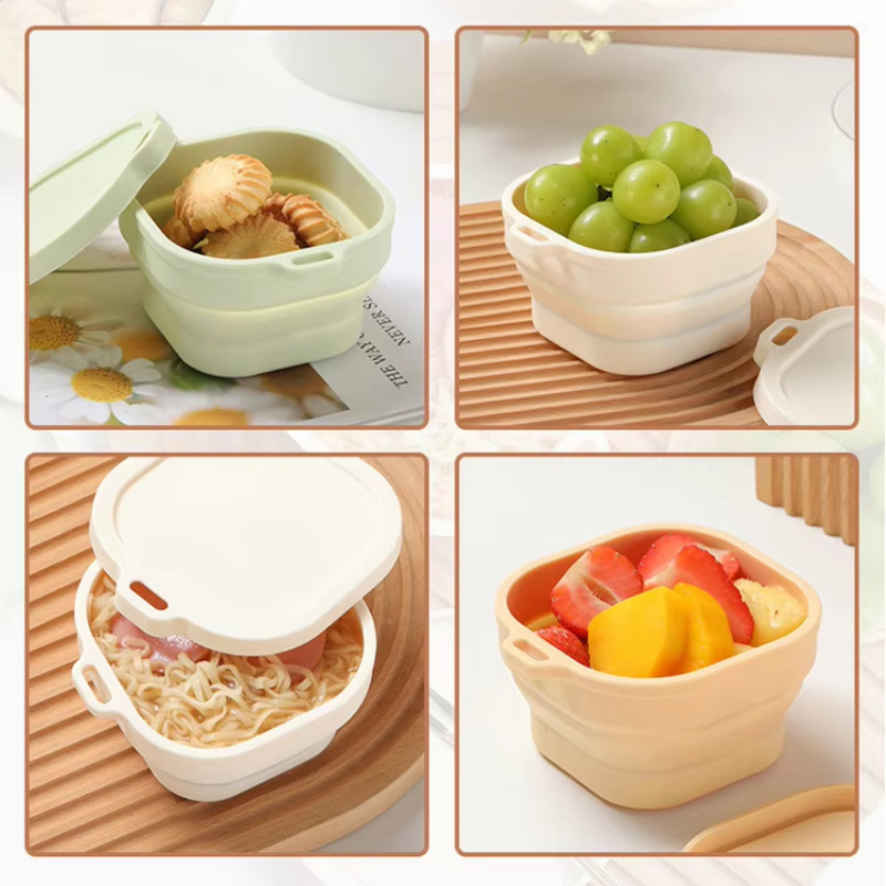 Collapsible Silicone Bowl Manufacturer - OEM Portable Travel Bowl with Lid