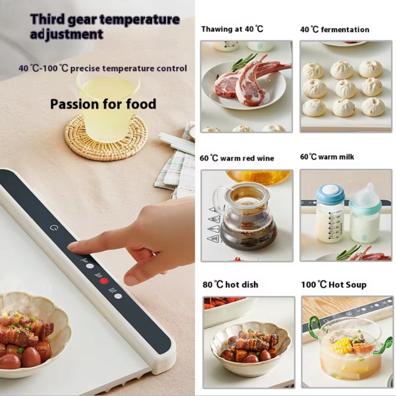 Electric Warming Tray Manufacturer - Custom Square Silicone Food Warming Pad