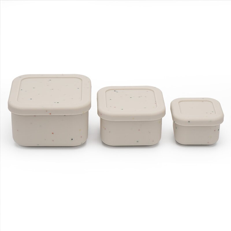 Silicone Lunch Box Manufacturer - Custom 3 in 1 Leak Proof Bento Box