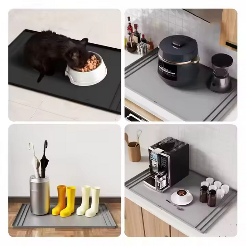 Kitchen Mat Manufacturer - Custom Waterproof Foldable Silicone Drip Tray