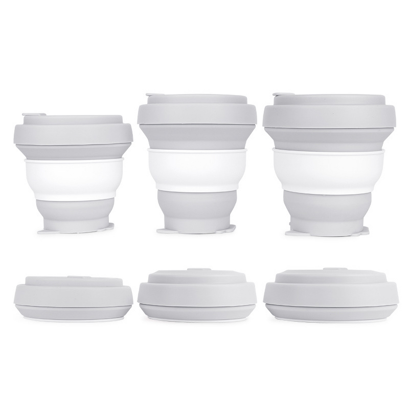 Portable Silicone Cup Manufacturer - Custom Anti-Fall Travel Water Cup Gift