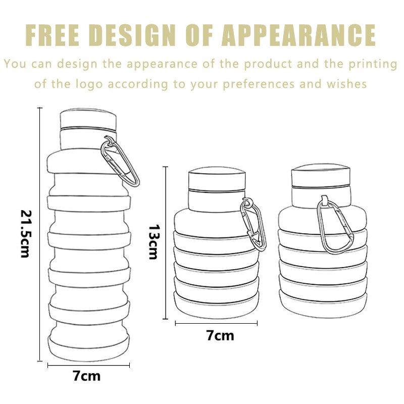 Collapsible Water Bottle Manufacturer - Wholesale Reusable BPA Free Travel Bottle