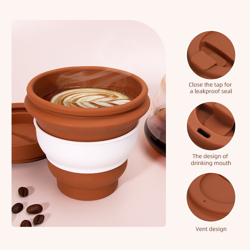 Collapsible Coffee Cup Manufacturer - Custom Heat Resistant Travel Coffee Cup