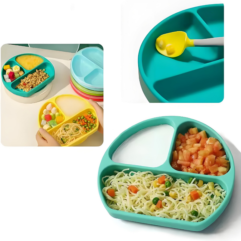 Baby Suction Plate Manufacturer - Private Label BPA Free Feeding Set
