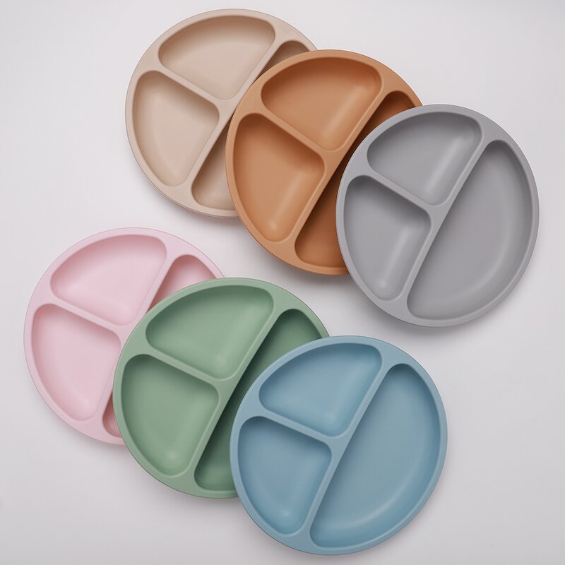 Silicone Divided Plate Manufacturer - BPA Free Non-toxic Toddler Feeding Dish