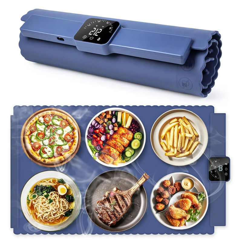 Electric Warming Tray Manufacturer - Foldable Portable Silicone Food Warmer