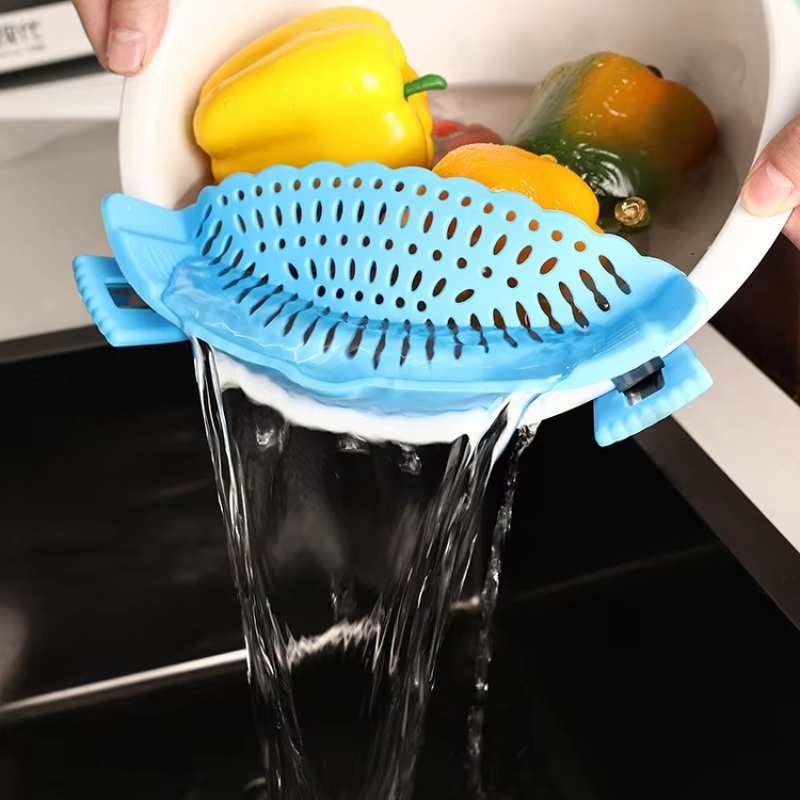 Silicone Colander Manufacturer - Adjustable Clip-on Strainer for Kitchen