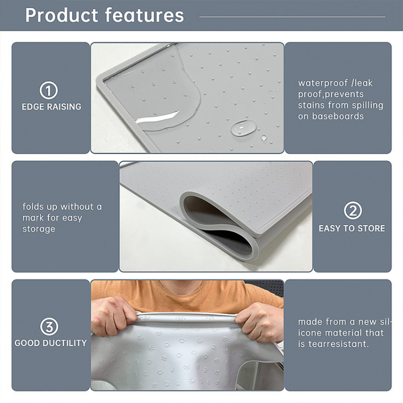 Silicone Pet Feeding Mat Manufacturer - Custom Waterproof Spillproof Placemat