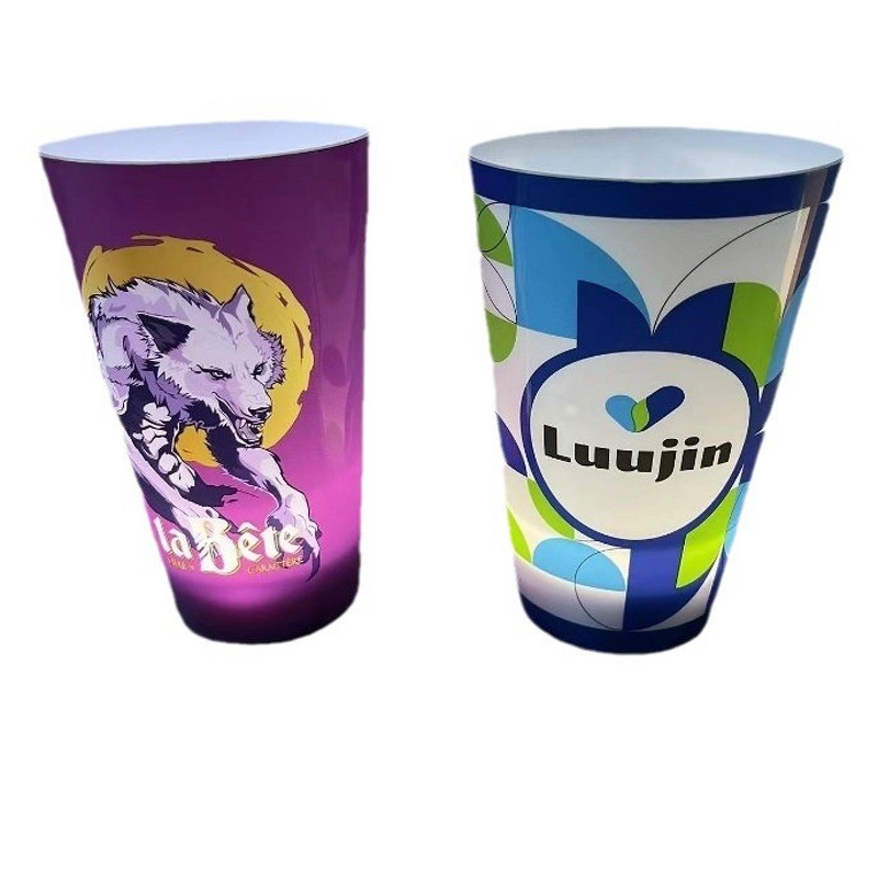 LED Luminous Disposable Cup Factory - PS Material 6-12 Hours Thermal Insulation Party Props